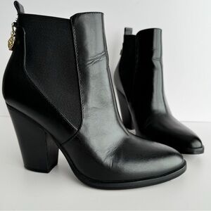 Michael Kors ‎ Leather Ankle Bootie Black US 7.5